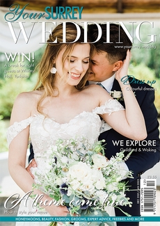 Cover of the December/January 2021/2022 issue of Your Surrey Wedding magazine