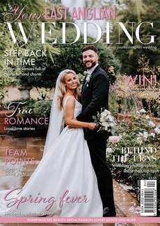 Cover of the April/May 2022 issue of Your East Anglian Wedding magazine