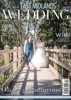 Cover of the February/March 2023 issue of Your East Midlands Wedding magazine