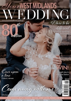 Cover of the June/July 2022 issue of Your West Midlands Wedding magazine