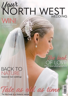 Cover of the October/November 2023 issue of Your North West Wedding magazine