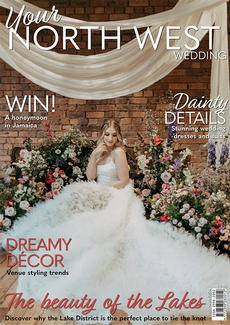 Cover of the February/March 2024 issue of Your North West Wedding magazine