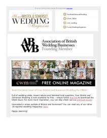 Your Bristol and Somerset Wedding magazine - January 2022 newsletter