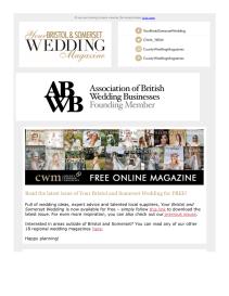 Your Bristol and Somerset Wedding magazine - September 2022 newsletter