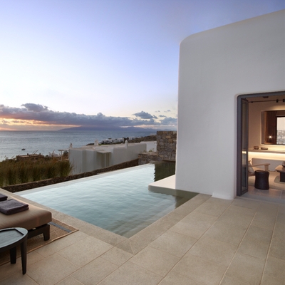 Check out Kalesma in Mykonos for a short-haul honeymoon