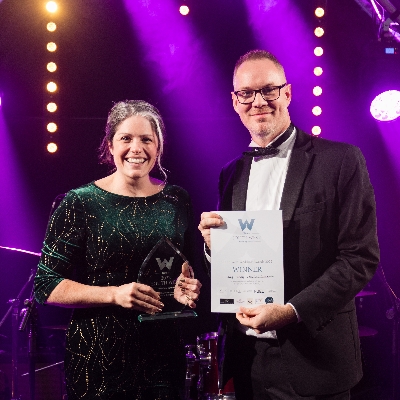 Local vocalist and saxophonist Lucy Harvey has won an award