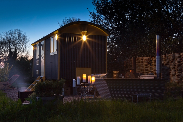 Hannah Faulder headed to Ted the Shepherd's Hut at Thrupe Marsh Farm for a back-to-nature romantic weekend away: Image 1