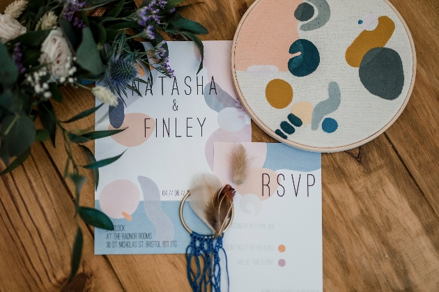 Having a festival wedding? Get the perfect stationery with Bristol's Hunter Gatherings: Image 1