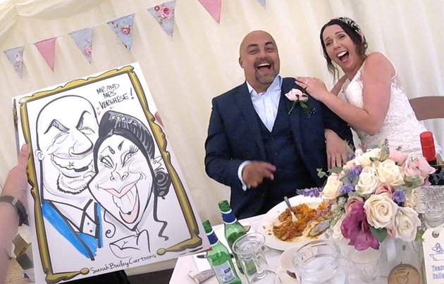 Meet Somerset wedding caricaturist Sarah Bailey Cartoons: Image 1