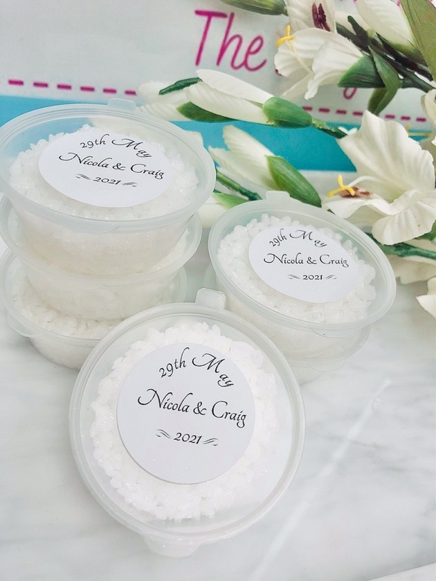 Wedding favours from Somerset based Scentsational Sizzlers