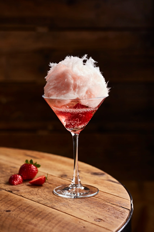 Bar + Block's new menu cocktail - Candyfloss cocktail