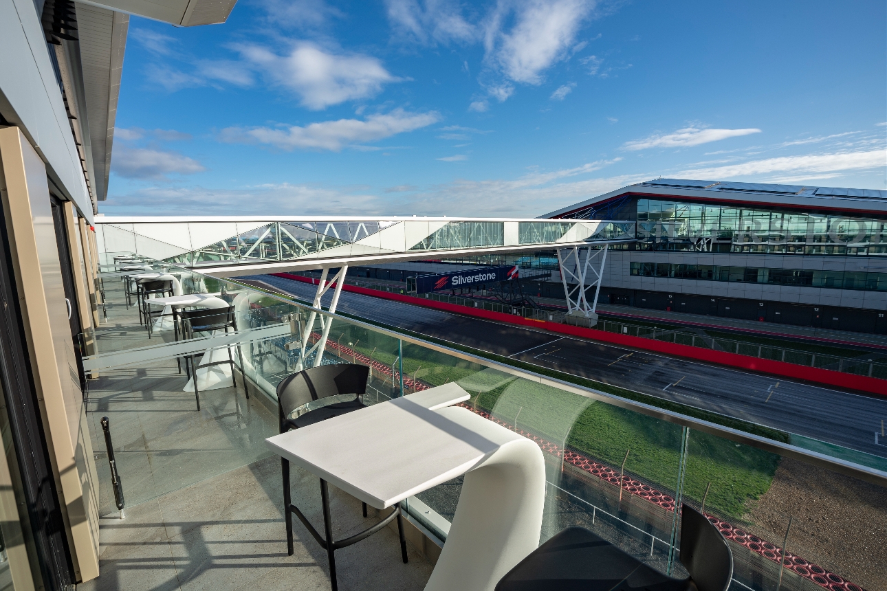 British Grand Prix terrace and track
