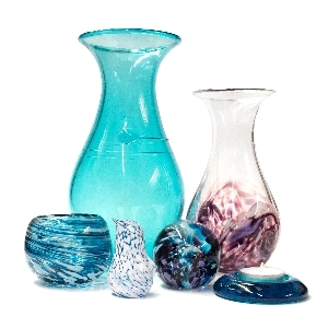 Bath Aqua Glass / Ashes into Bath Aqua Glass